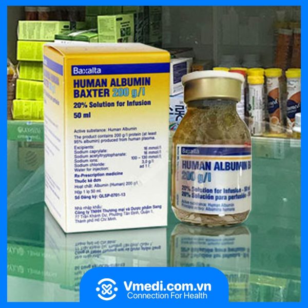 Dịch truyền Albumin Human Baxter 200g/l 50ml - Ảnh 3
