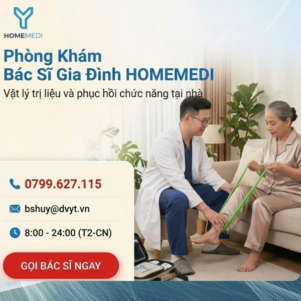 Vật lý trị liệu và phục hồi chức năng tại nhà