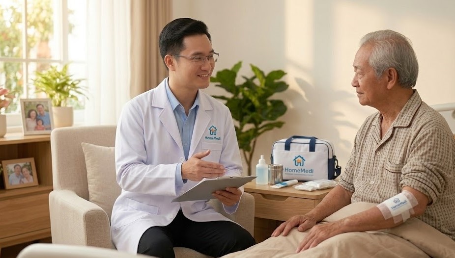 chăm sóc vết thương tại gia