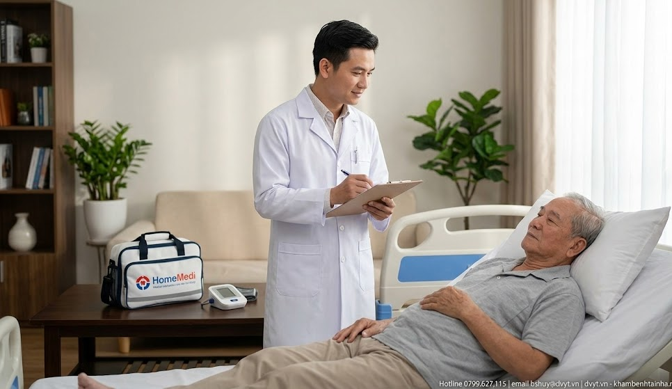Dịch vụ khám bệnh tại nhà Nội khoa người cao tuổi