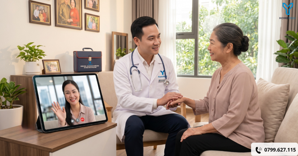 Trải nghiệm y tế hoàn toàn khác biệt: Xóa bỏ sự mệt mỏi, cô đơn khi phải xếp hàng tại bệnh viện, HomeMedi mang đến sự chăm sóc tận tâm,