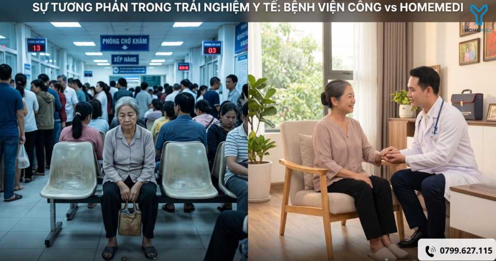 Sự tỉ mỉ của đội ngũ điều dưỡng HomeMedi kết hợp cùng thiết bị y khoa thông minh giúp kiểm soát lịch uống thuốc của người lớn tuổi